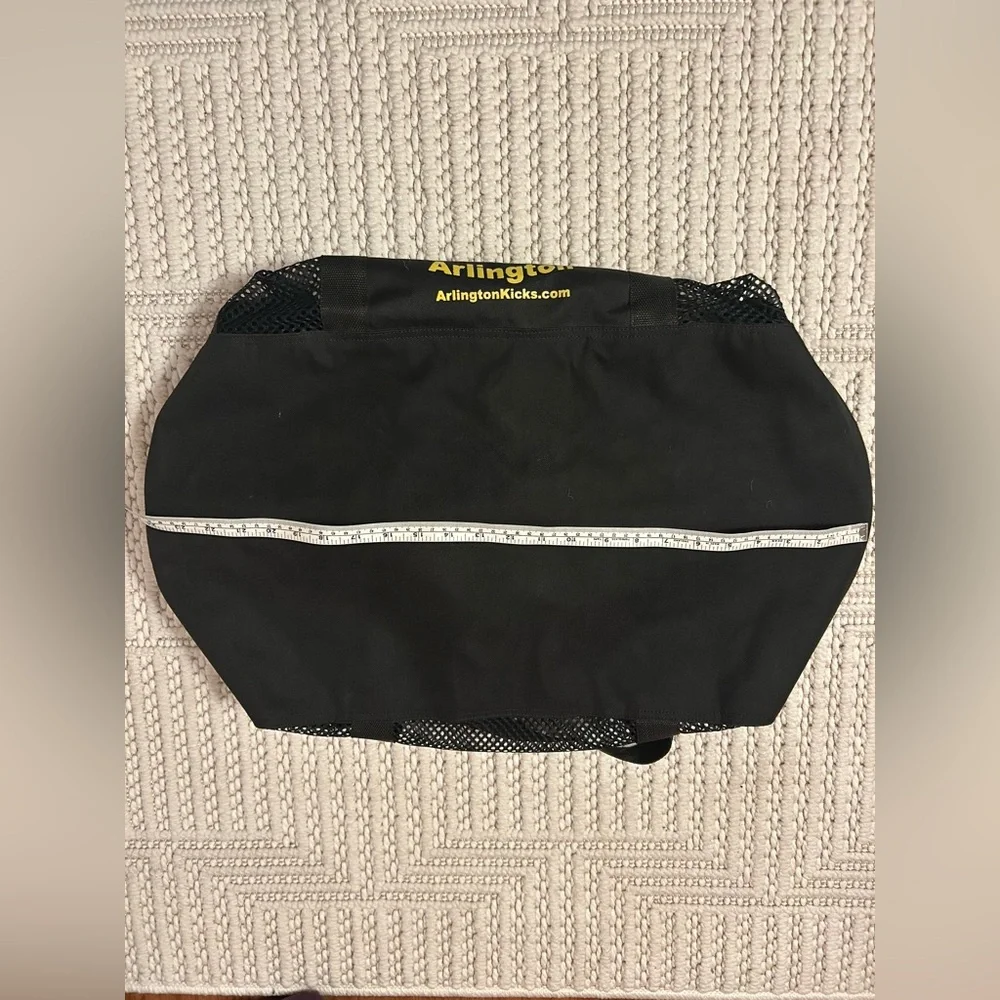 Joon Rhee Unisex Black Martial Arts/Gym Bag W/ Yellow Detailing